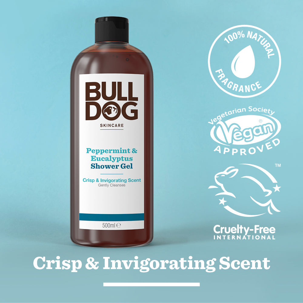 Bulldog Men's Peppermint & Eucalyptus Shower Gel