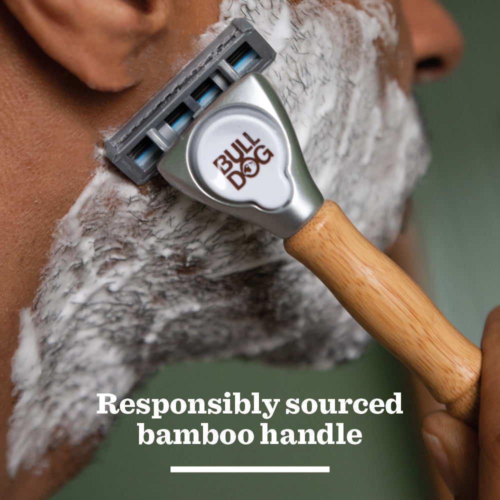Responsibly sourced bamboo handle
