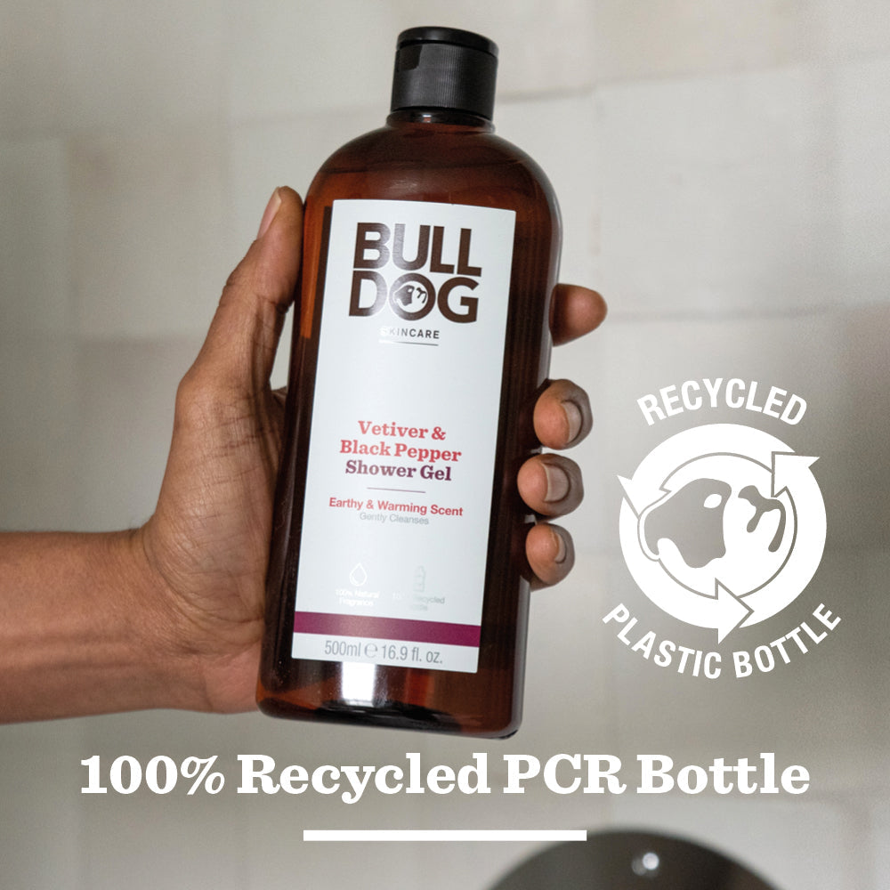 Bulldog Men's Vetiver & Black Pepper Shower Gel