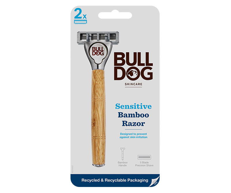 Sensitive Bamboo Razor for Men | Razor Handle – Bulldog Skincare AU