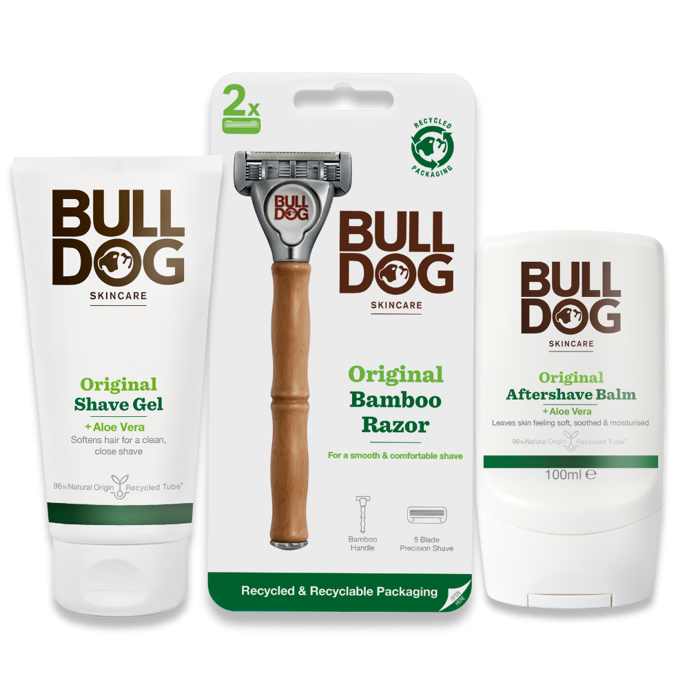 Face Shaving Essentials Original Shave Essentials Bundle – Bulldog Skincare AU